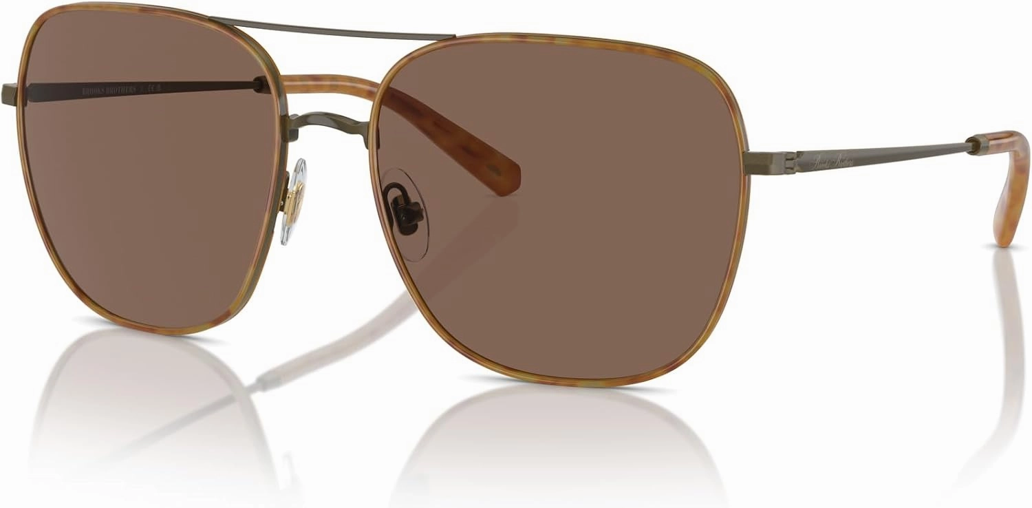 Brooks Brothers Men's Bb4067j Aviator Sunglasses