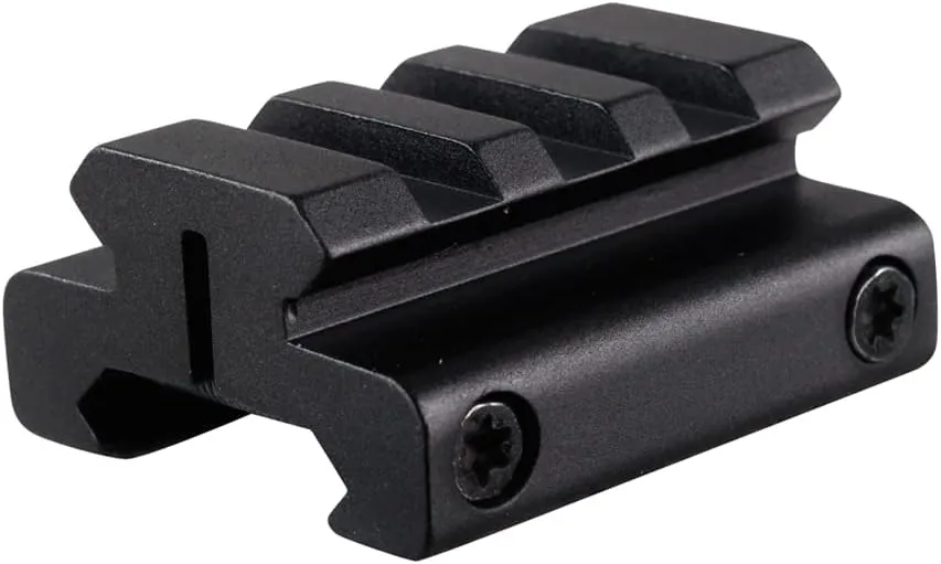 BURRIS 410340 1/2-inch Low-Profile Picatinny Riser Mount, 3 Slots, 1.5 inches Length, Great for Red Dot Sights