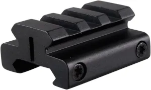 BURRIS 410340 1/2-inch Low-Profile Picatinny Riser Mount, 3 Slots, 1.5 inches Length, Great for Red Dot Sights