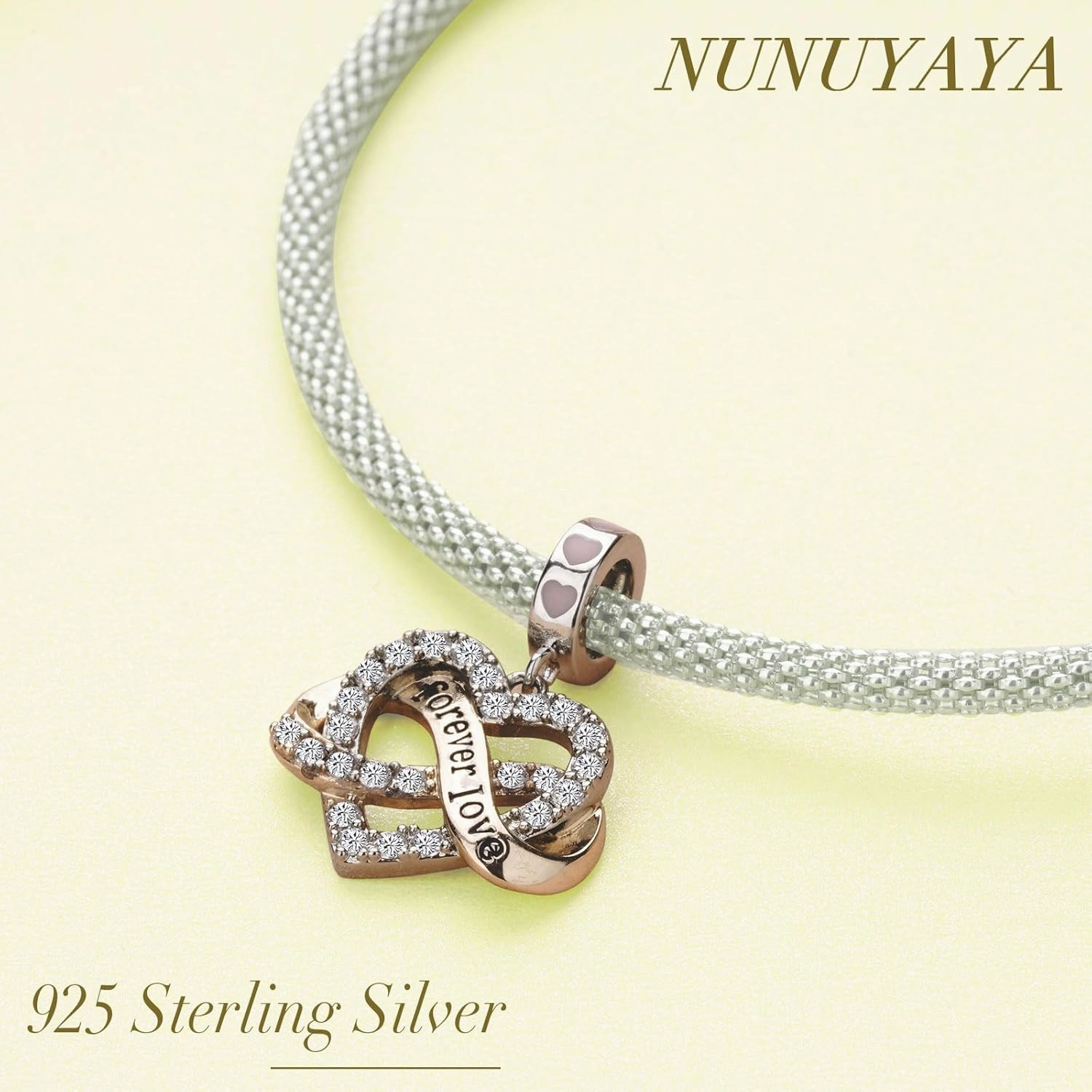 Charms Beads 925 Sterling Silver Love Mom Animal Dangle Pendant with 5A Cubic fits for Charms Bracelets for Woman Mother's Day Christmas Halloween Birthday Gift