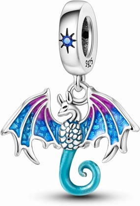 Charms Compatible with Pandora Bracelets, Sterling Silver Dangle Charms for Bracelets Necklaces Heart Butterfly Animal Travel Sunflower Moon Tree Kawaii Kitty Cute Cat Pendants Bead DIY Charm