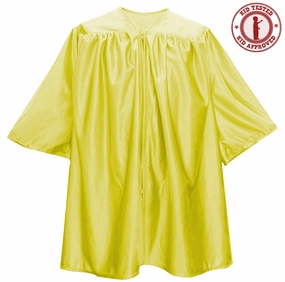 Child's Shiny Gold Choir Robe