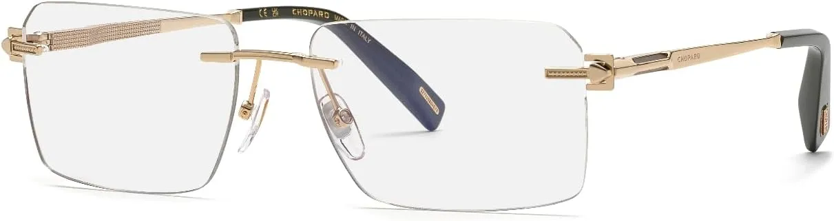 Chopard Men's Prescription Glasses Frames, Shiny Vintage Havana, 58/145/17