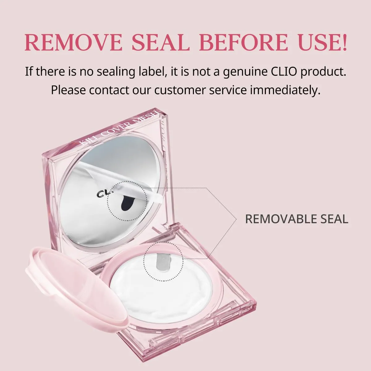CLIO Kill Cover Mesh Glow Cushion Foundation ([Refill Included] 15g*2, 21C LINGERIE), Glass Skin, Long-Lasting, Lightweight, Buildable Coverage, Glowy Skin Makeup