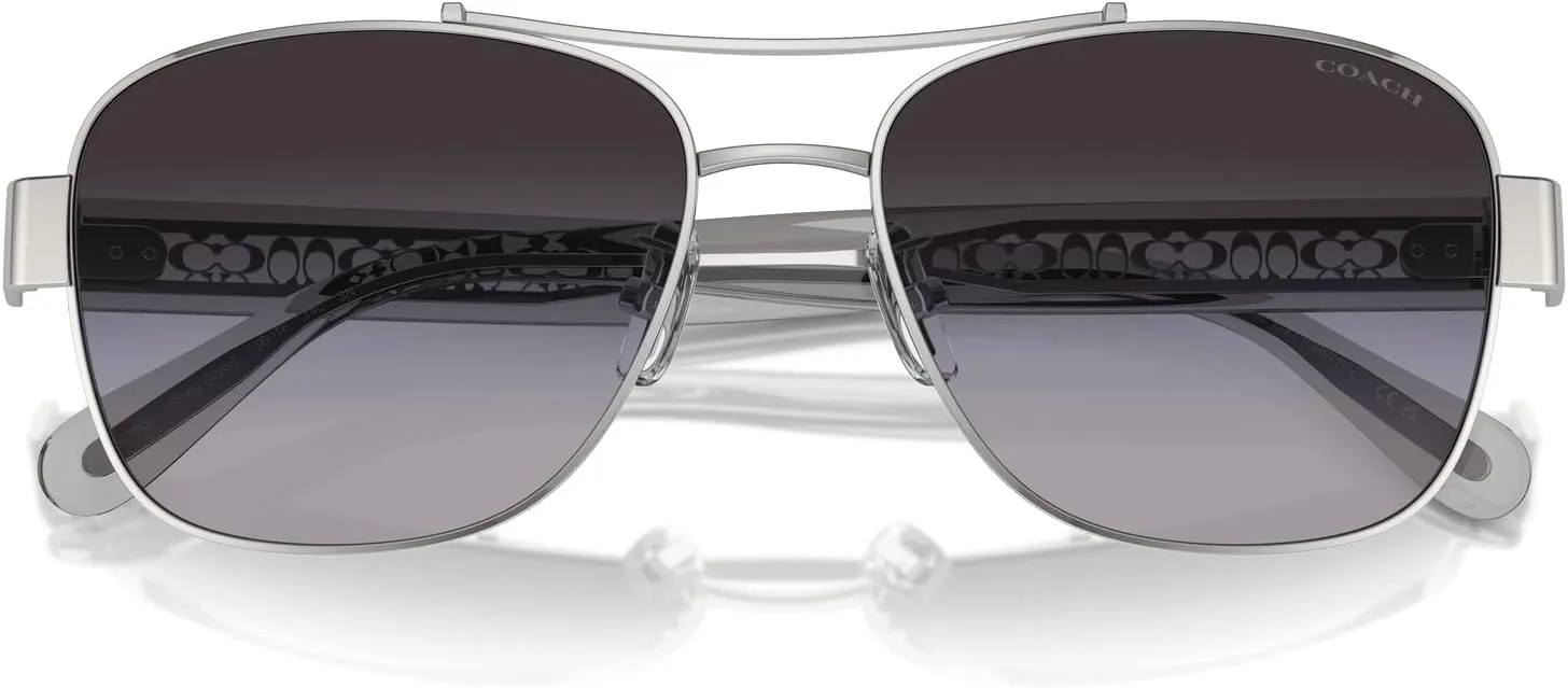 COACH Women's Hc7161 Aviator Sunglasses