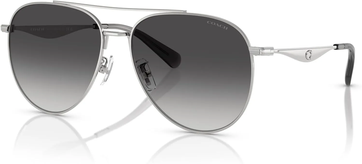 COACH Women's Hc7169 Aviator Sunglasses