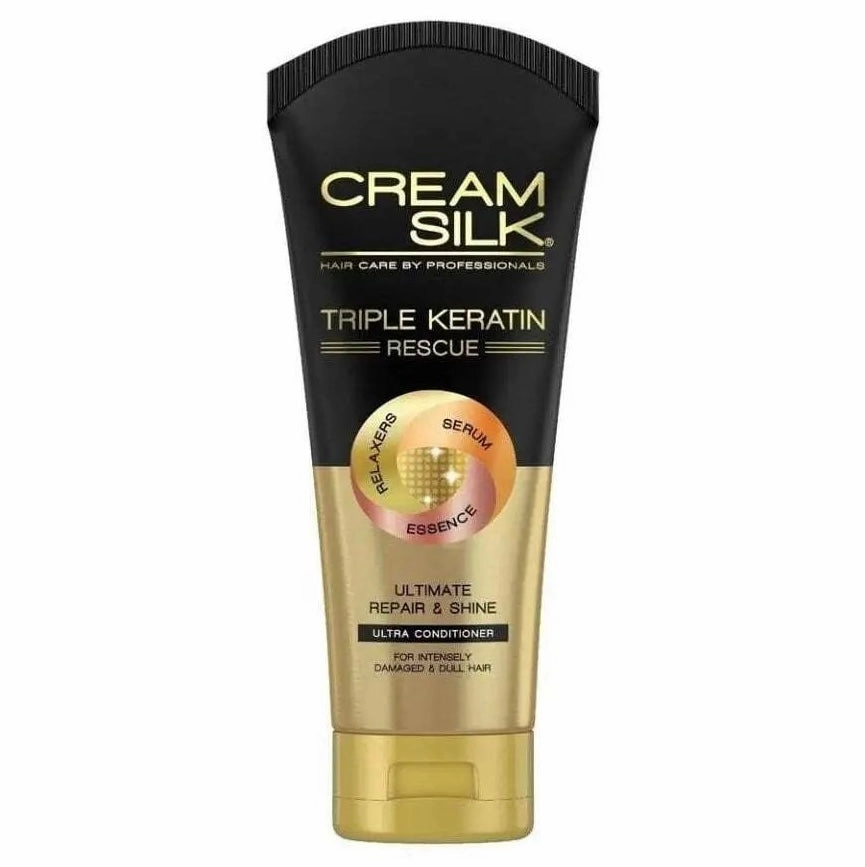 CreamSilk Tripple Keratin Rescue Conditioner (Gold) 170ml