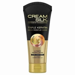CreamSilk Tripple Keratin Rescue Conditioner (Gold) 170ml