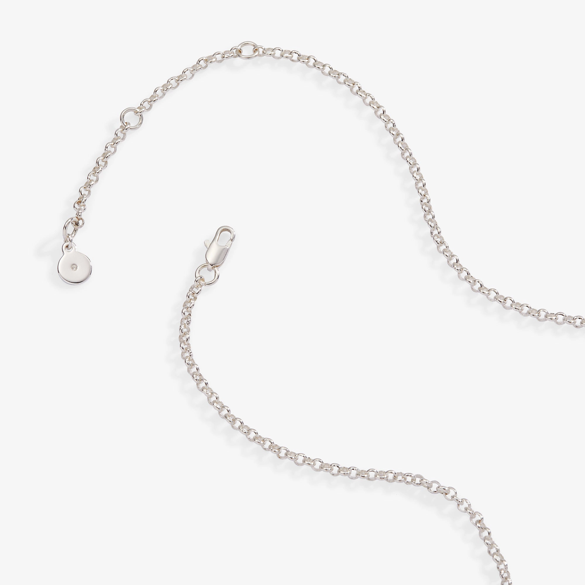 Crystal Snowflake Charm Necklace