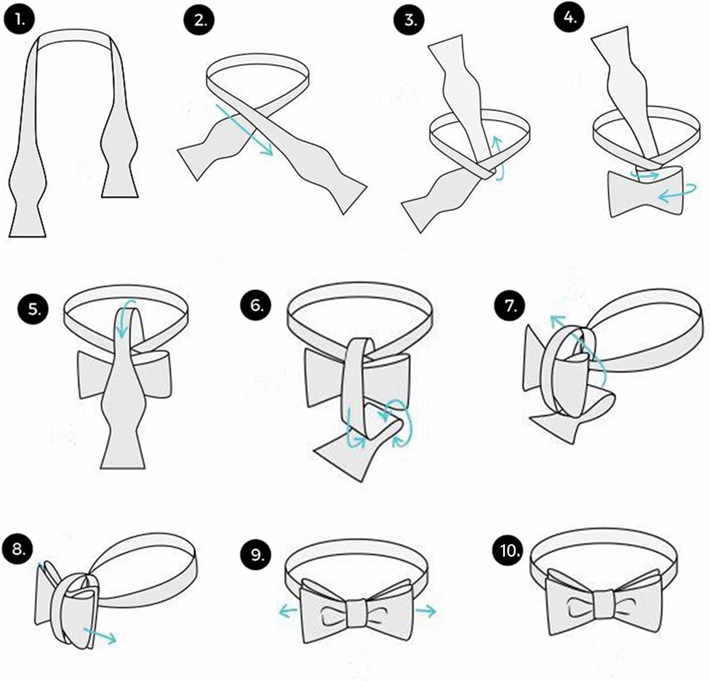 DiBanGu Mens Silk Self Bow Ties,Woven Solid Striped Paisley Bowtie and Pocket Square Cufflinks Set for Men Tuxedo Wedding