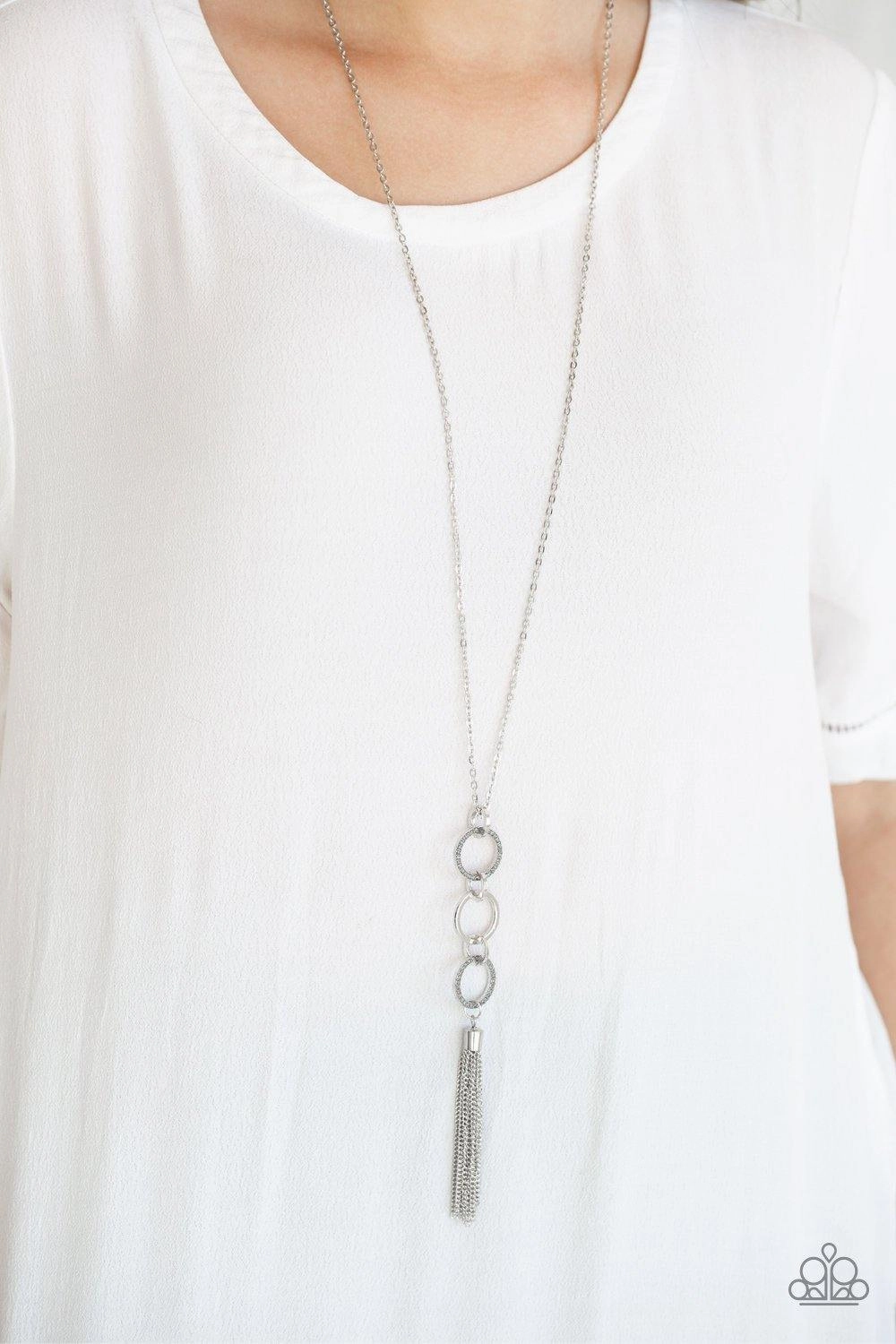 DIVA IN DIAMONDS - Silver Necklace