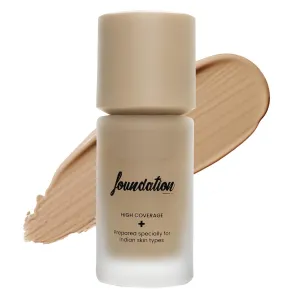 DK High Coverage Liquid Matte Foundation | Blemish Free & Blendable Foundation for Makeup (40ml) (SHADE-05, 5)