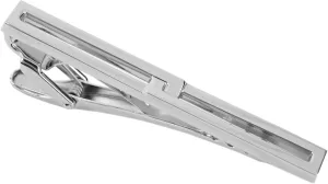 DUJSD3168K Tie Bar Tie Clip, Silver