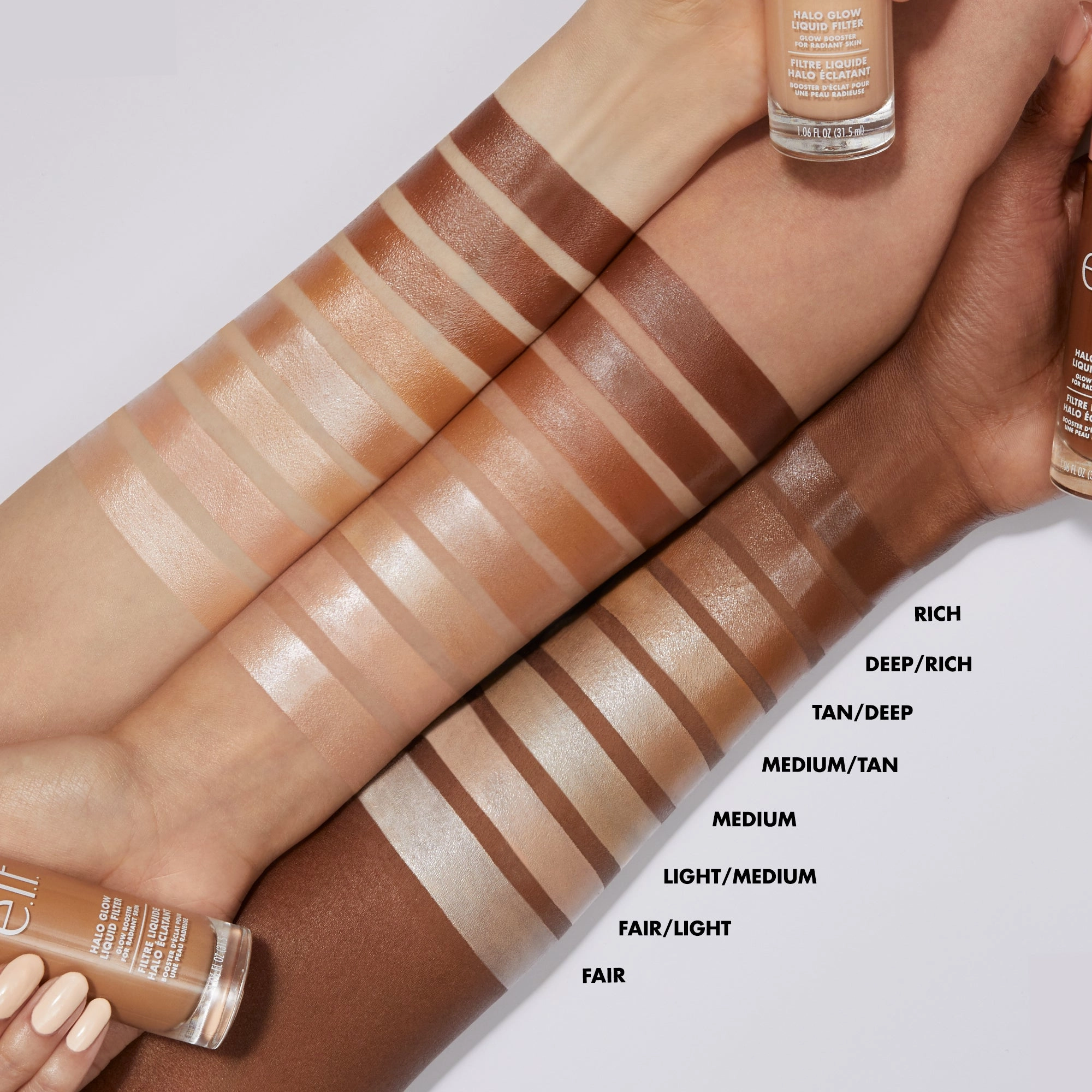 E.L.F Halo Glow Liquid Filter 0.5 Fair