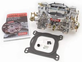Edelbrock 1405 Performer 600 CFM Square Bore 4-Barrel Air Valve Secondary Manual Choke New Carburetor