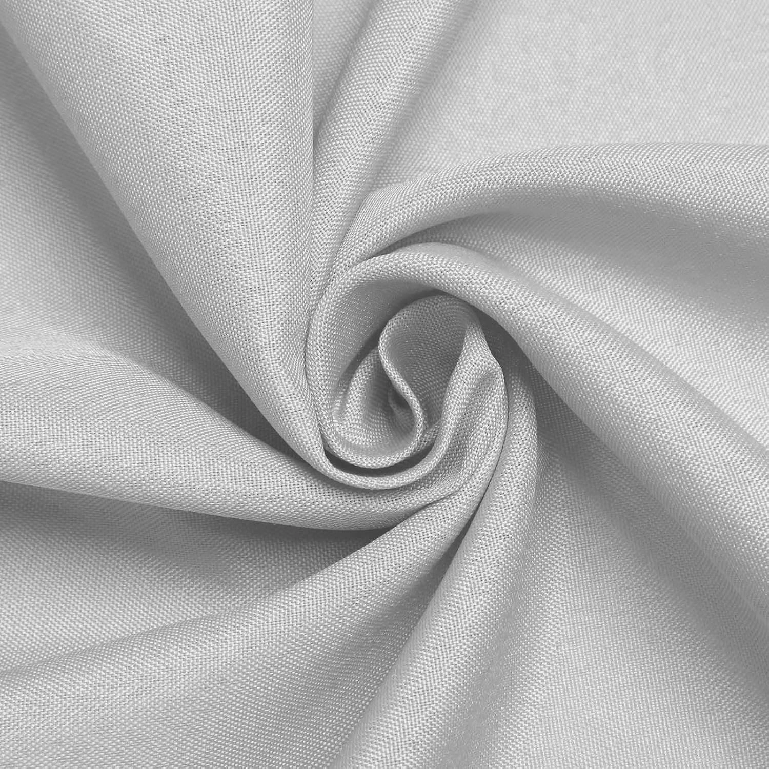 Efavormart Pack of 5 | 54x54 Silver Wholesale Linens Seamless Polyester Square Linen Tablecloth for Wedding Banquet Party Restaurant