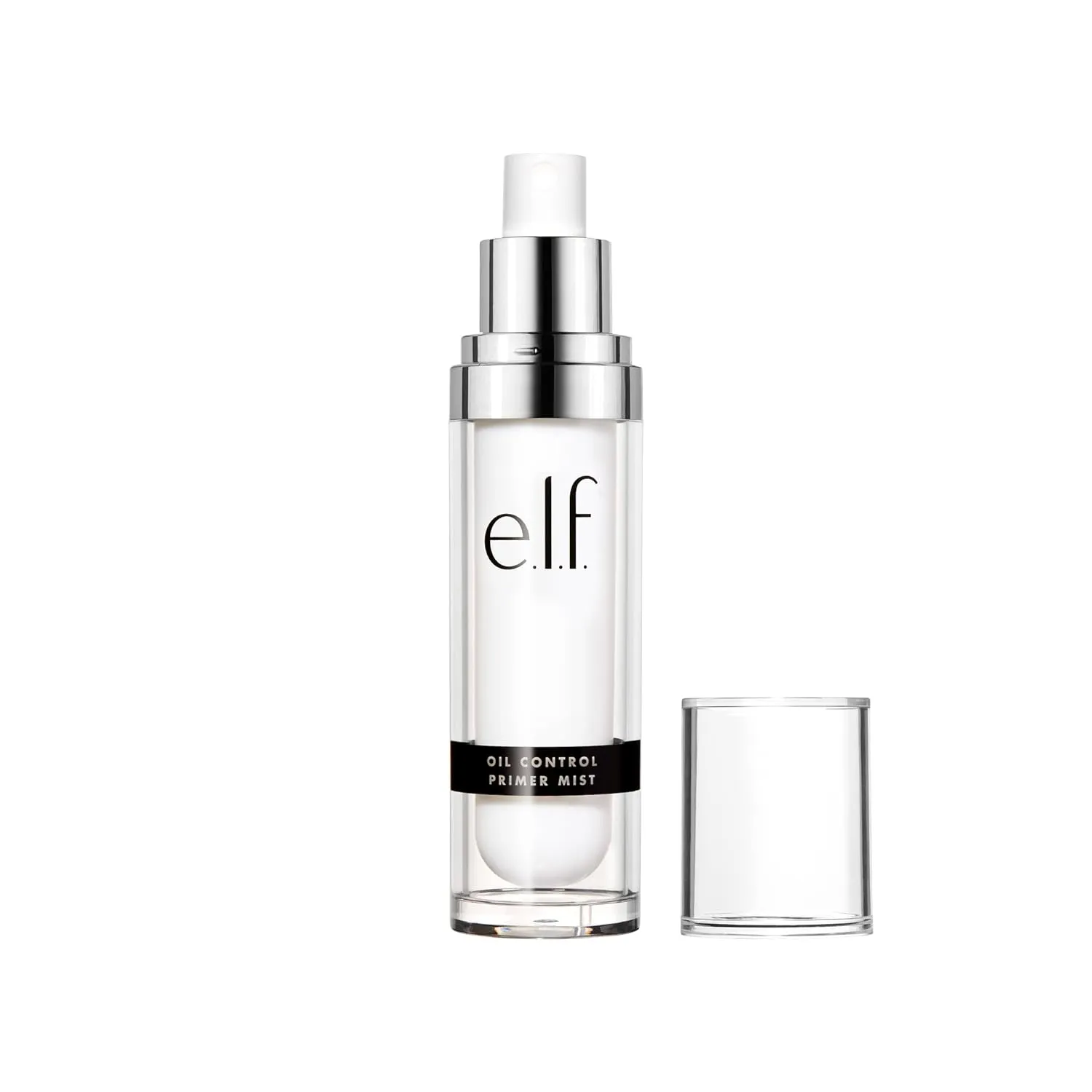 e.l.f. Oil Control Primer Mist, Water-Based, Mattifying, Lightweight, Hydrates, Preps, Balances Oil, Controls Shine, Enriched with Purified Water, Cucumber and Vitamin E, 1.01 Fl Oz