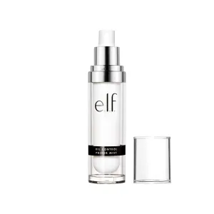 e.l.f. Oil Control Primer Mist, Water-Based, Mattifying, Lightweight, Hydrates, Preps, Balances Oil, Controls Shine, Enriched with Purified Water, Cucumber and Vitamin E, 1.01 Fl Oz