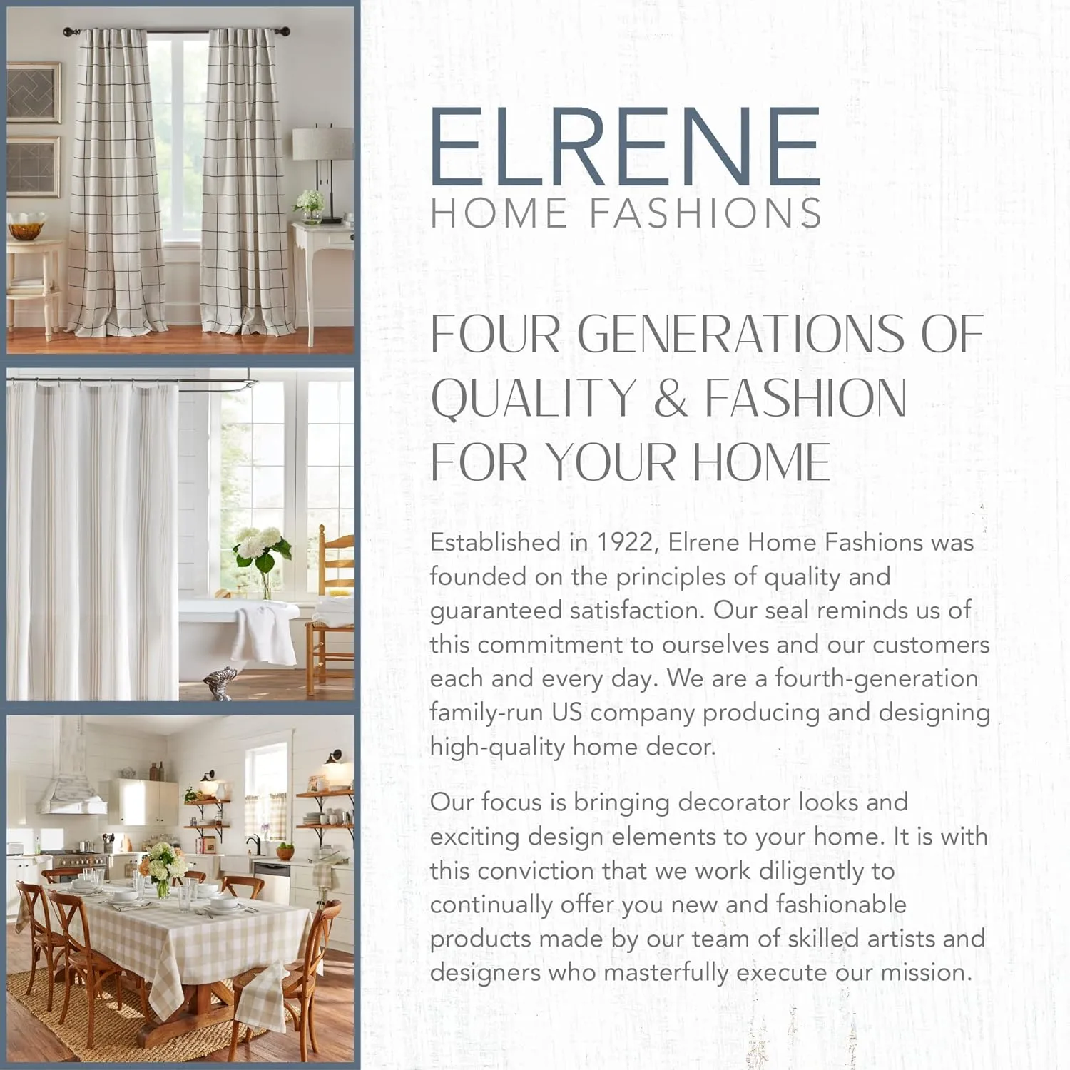 Elrene Home Fashions Adelaide Nursery and Kids Room Room-Darkening Window Curtain, Single Panel, 52 Inches x 63 Inches, Pearl Gray