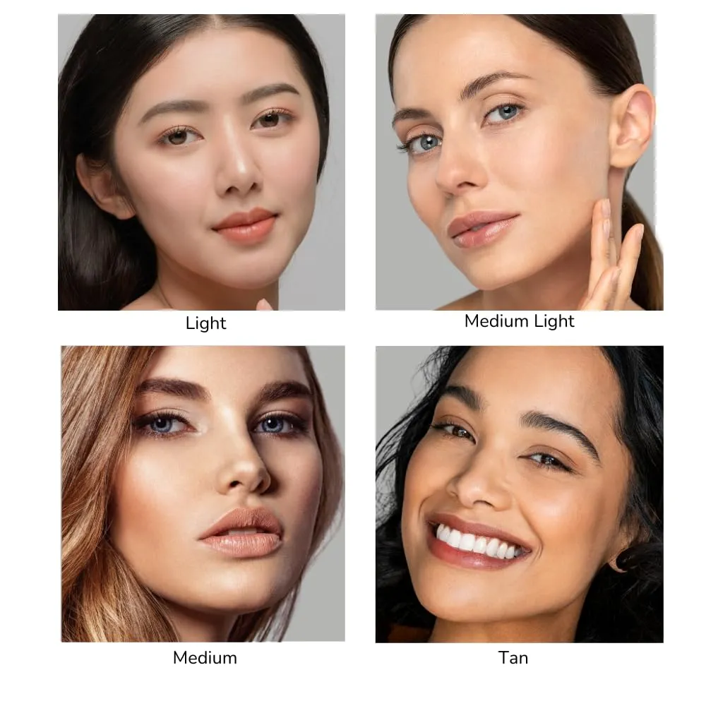 Emani Youth Defense Foundation with Hyaluronic Acid - Anti-Aging, Full Coverage - Protects Face and Brightens Skin Discoloration, Medium