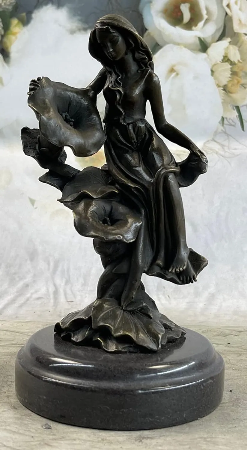 EUROPEAN BRONZE Unique Mavchi Nude Mother Nature Bronze Sculpture Figure Statue Figurine Art Gift Artwork Gift Home Figurine