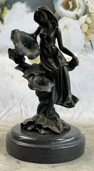 EUROPEAN BRONZE Unique Mavchi Nude Mother Nature Bronze Sculpture Figure Statue Figurine Art Gift Artwork Gift Home Figurine
