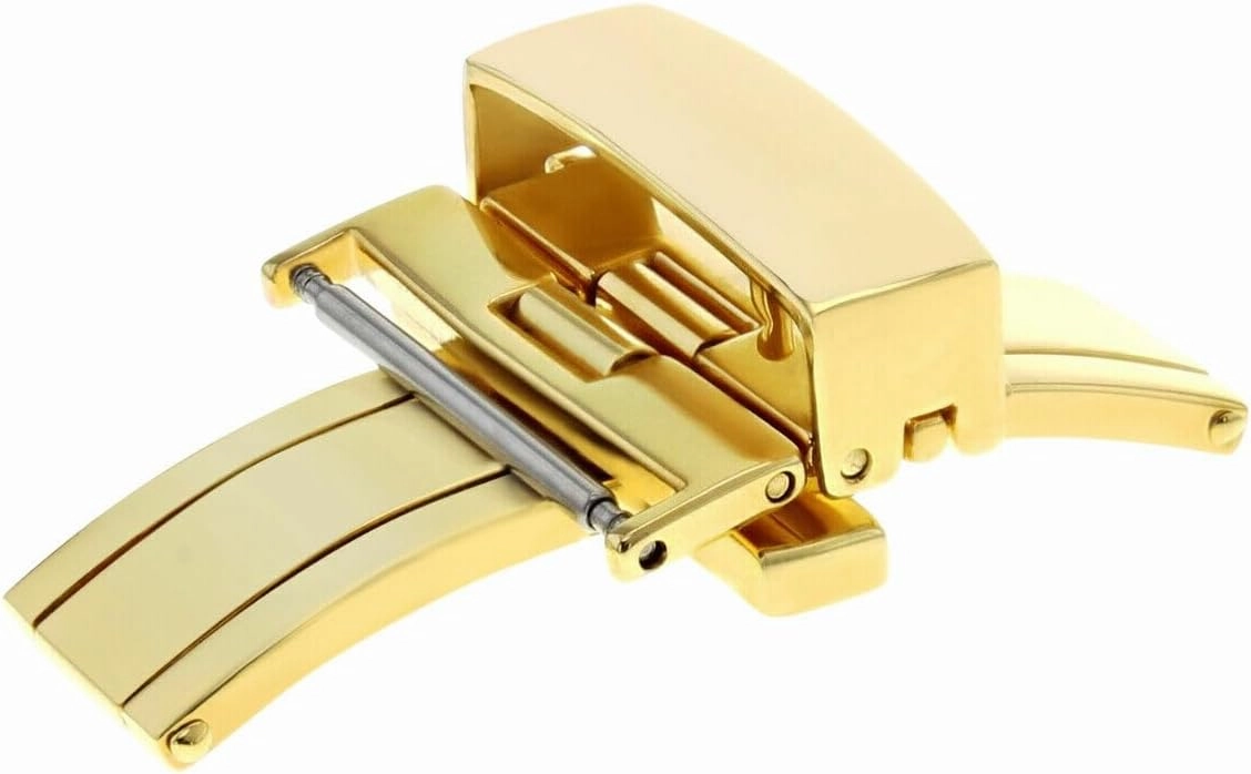 Ewatchparts 14-24mm Deployment Buckle Clasp Compatible with Leather Watch Band Strap Breitling #2
