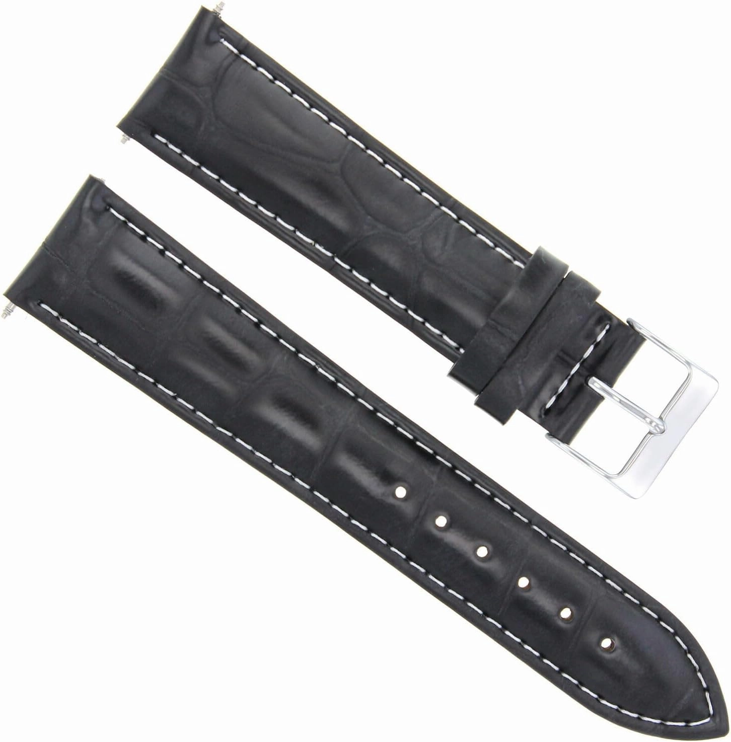 Ewatchparts 17-18-19-20-21-22-23-24MM GENUINE ITALIAN LEATHER WATCH BAND STRAP FOR WATCHES