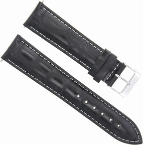 Ewatchparts 17-18-19-20-21-22-23-24MM GENUINE ITALIAN LEATHER WATCH BAND STRAP FOR WATCHES