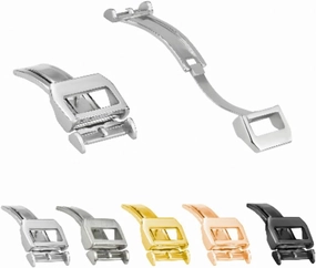 Ewatchparts 18-20mm Deployment Buckle Watch Band Strap Clasp Compatible With IWC Pilot Portuguese Aquatimer