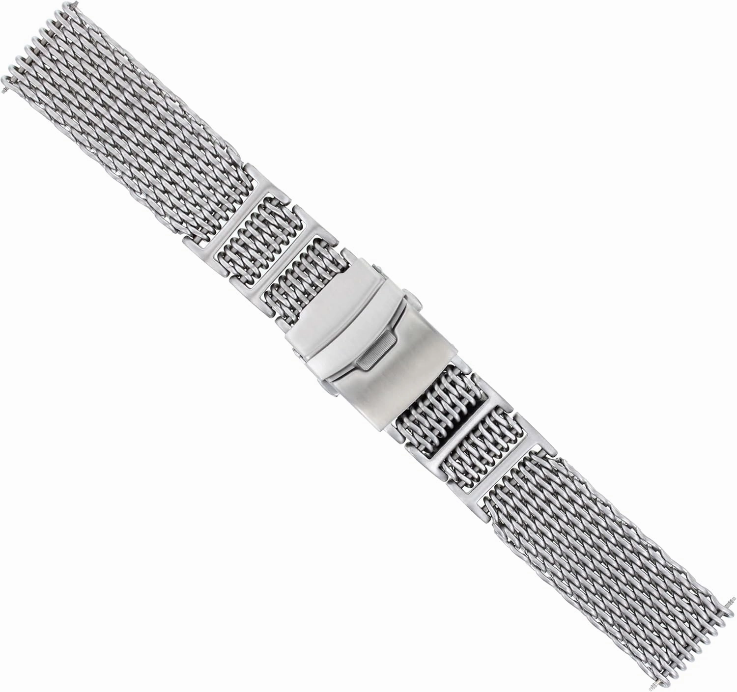 Ewatchparts 22mm Shark Mesh 4mm Thick Stainless Steel Watch Band Compatible With 40mm Panerai H Link