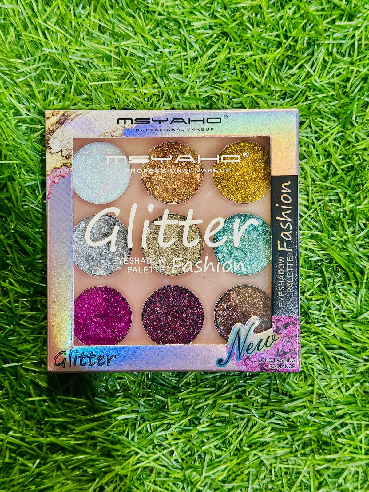 Eyeshadow Metallic in Palette Shadow, Rainbow Shimmer for Highlighter Eye Complete product line 9 Pallets 1 Only available now Kit Glitter Makeup Butter Sparkle Eye Eyeshadow