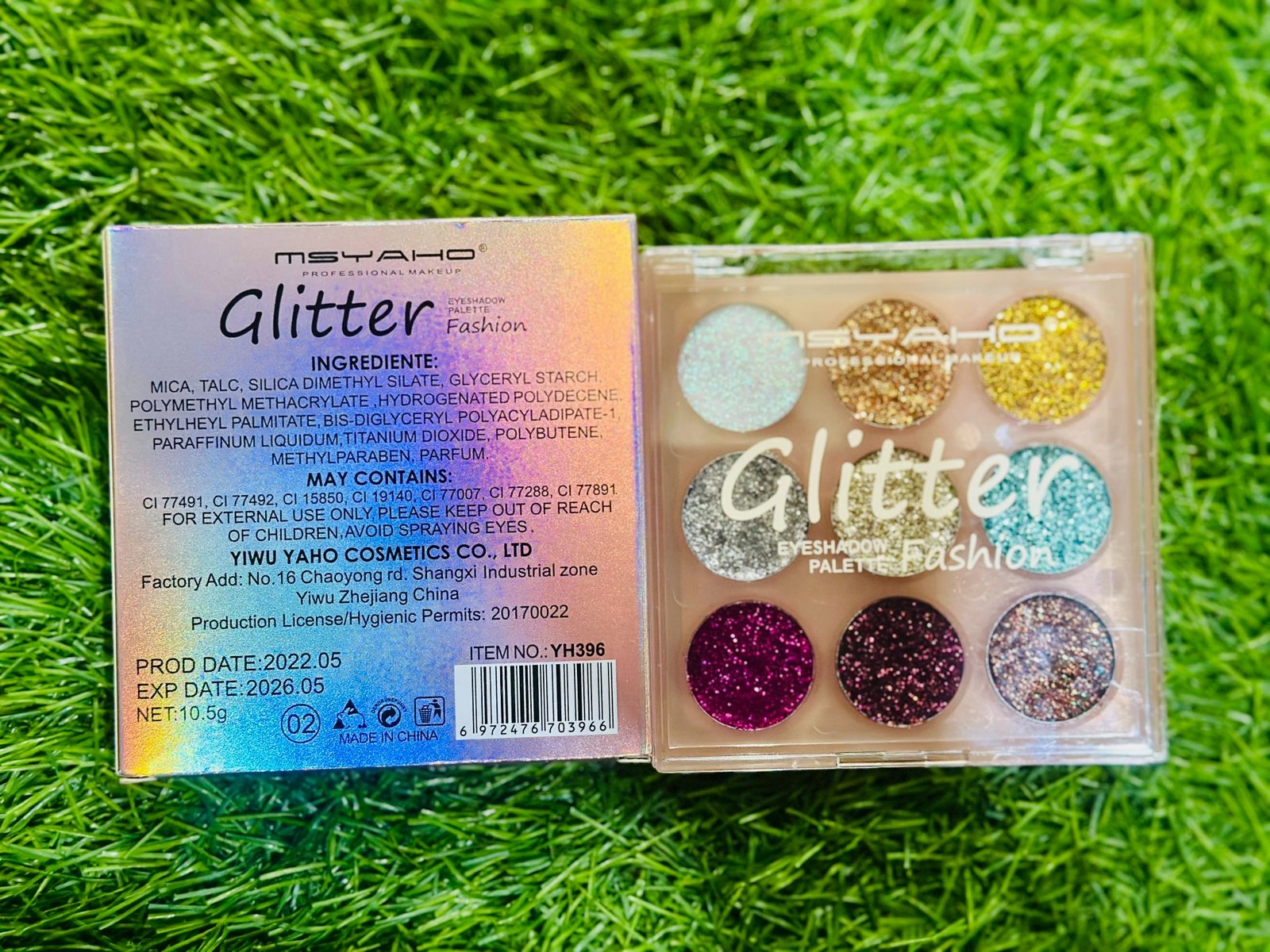 Eyeshadow Metallic in Palette Shadow, Rainbow Shimmer for Highlighter Eye Complete product line 9 Pallets 1 Only available now Kit Glitter Makeup Butter Sparkle Eye Eyeshadow