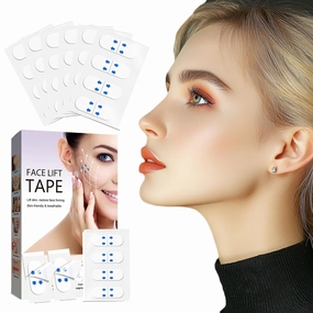 Face Tape,Face Lift Tape,Face Lift Tape Invisible，Neck Tape,Neck Tape lifting Invisible，V-Shaped Instant Face Tapes for Lifting Sagging Skin Eyes Double Chin Wrinkles (180pcs)