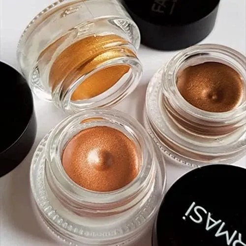 FARMASi Long Lasting Creamy Eyeshadow, Eye Makeup With Crease- Resistant Ingredients, Ultra Pigmented in Matte, Shimmer and Waterproof Finishes, 0.1 fl. oz / 3 ml (Champagne)