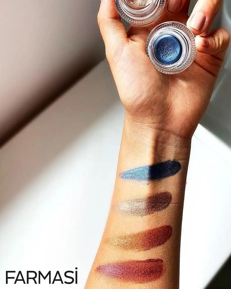 FARMASi Long Lasting Creamy Eyeshadow, Eye Makeup With Crease- Resistant Ingredients, Ultra Pigmented in Matte, Shimmer and Waterproof Finishes, 0.1 fl. oz / 3 ml (Champagne)