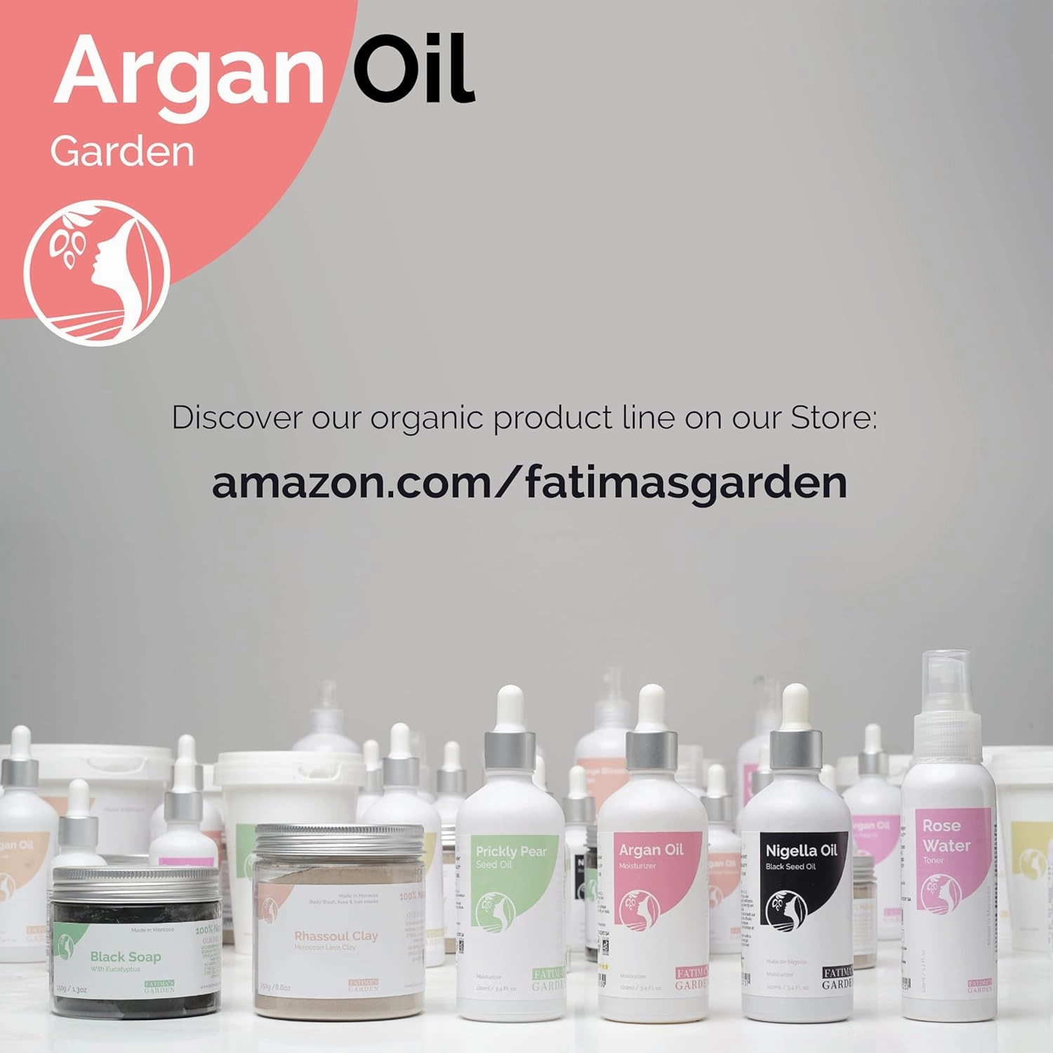 Fatima's Garden Argan Oil with Jasmine - Natural Moisturizer, 100ml