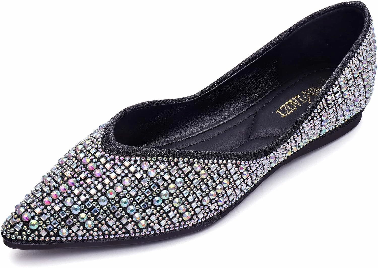 Flats for Women Pointed Toe Fashion Wedding Shoes Work Casual Slip-On Dress Shoes Women Comfortable Dressy Flat