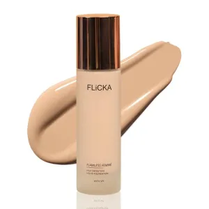 Flawless Femme Liquid Foundation for Face Makeup 30ml | Medium to High Coverage, Buildable | Natural, Waterproof & Moisturizing | All Skin Types | (Fair)