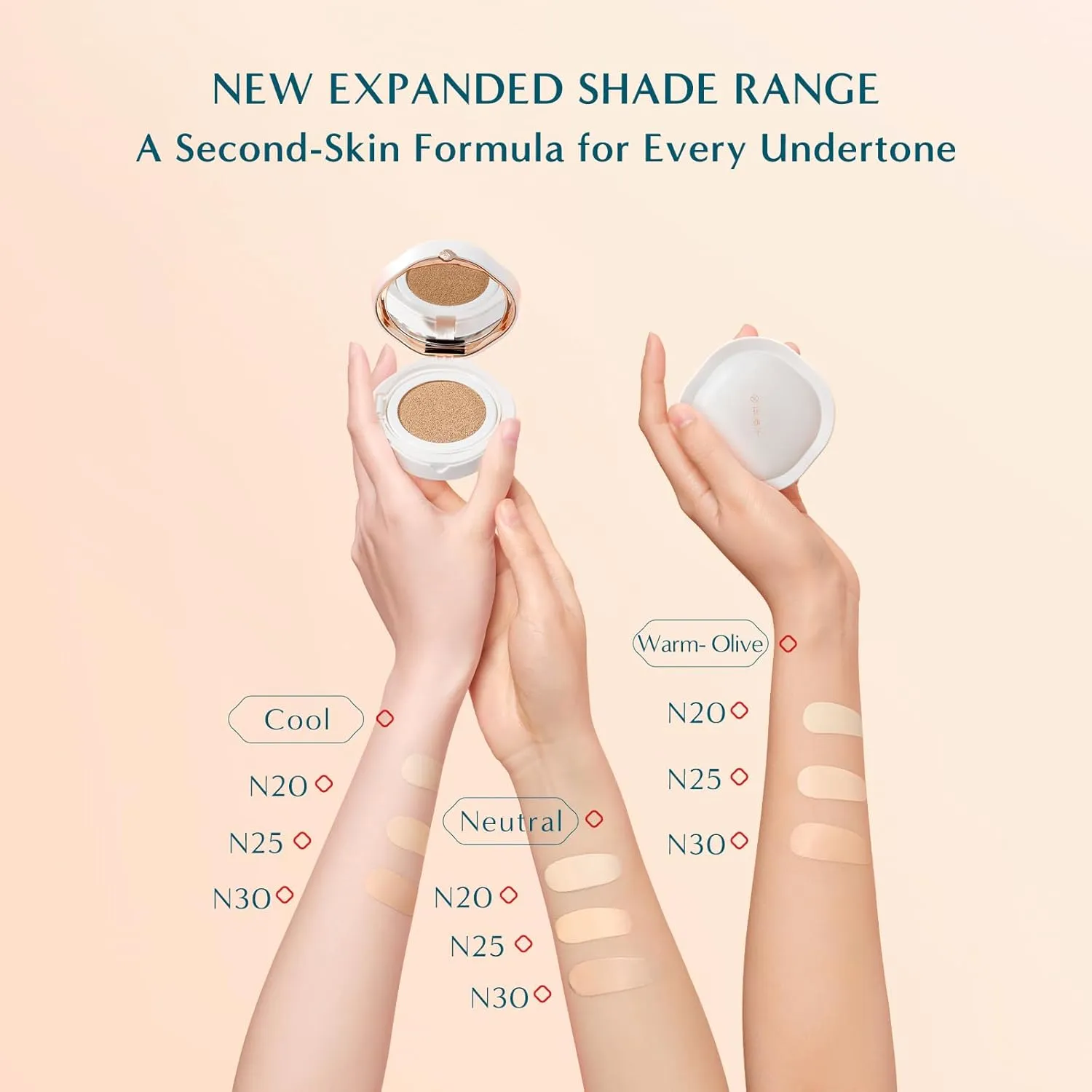 Florasis Flawless Jade Breathable Weightless Matte Cushion Foundation (N25 Rippling Lotus, 1 Count)