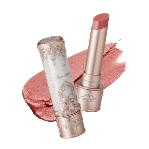 Flower Knows Little Angel Matte Lipstick,Super Soft & Ultra Silky Lip Mud Stick,Long Lasting & Moisturizing Vegan Lip Makeup for Girls&Women,Velvety Nude Peachy Finish(C02 Fantasia)