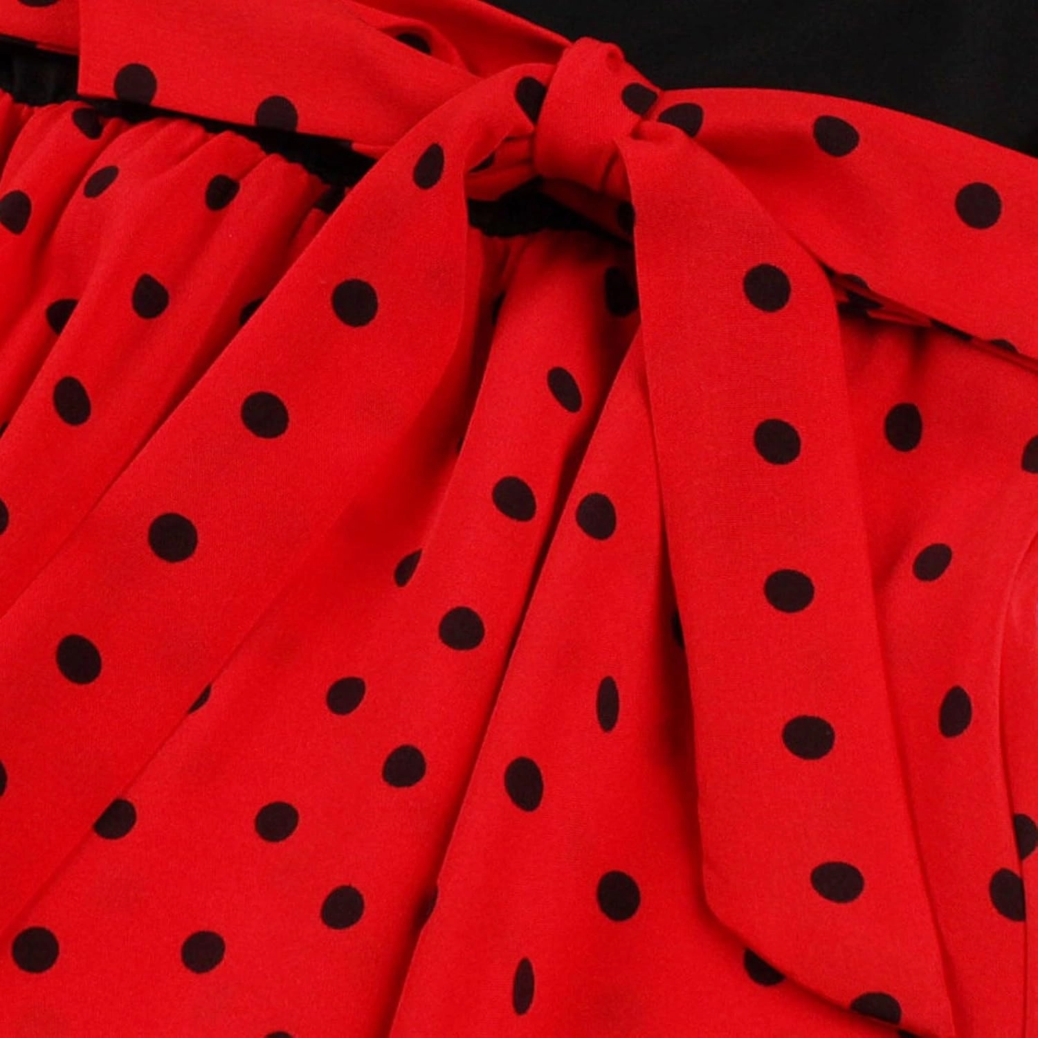 Flowy Fall Dresses for Women Vintage Long Sleeve Polka Dots Hepburn Dress 1950s Audrey Retro Party Cocktail Dresses