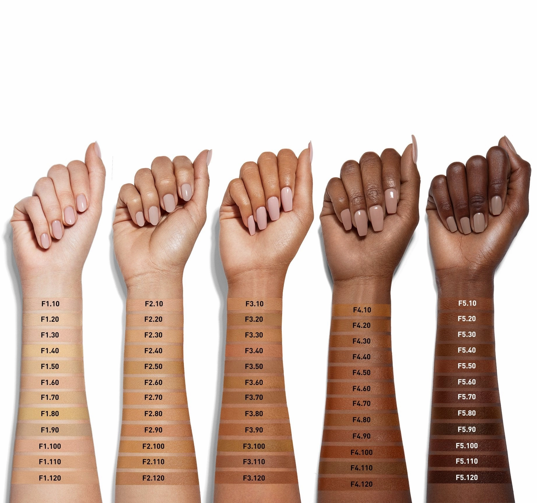 FLUIDITY F1.100 FOUNDATION FULL-COVERAGE Verified transactions - Specialty items