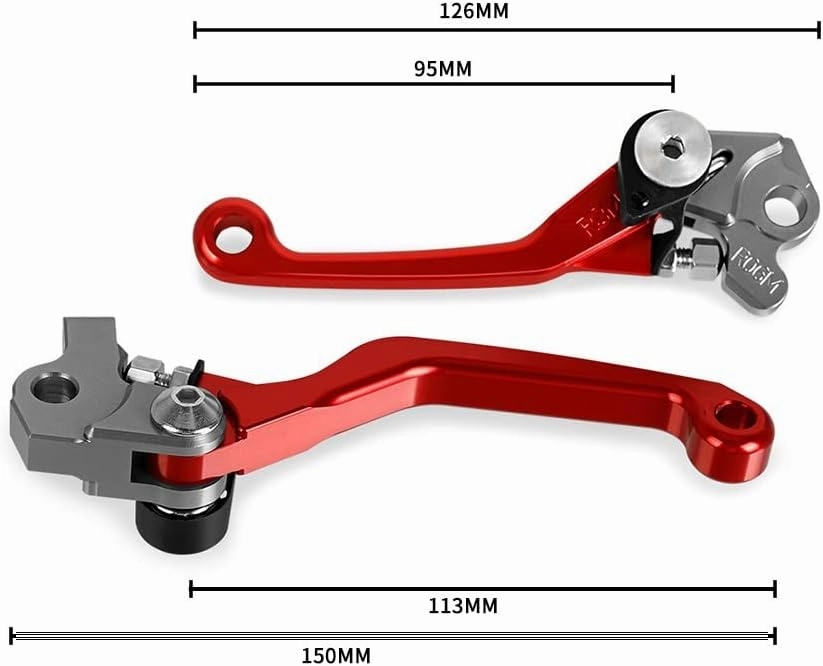 for BETA RR 400 4t 400RR 2012-2017 2018 2019 2020 2021 Motocross Dirt Bike CNC Aluminum Brake Clutch Levers Foldable Lever Motorcycle Pivot Lever Motorcycle Hand Levers(Green)