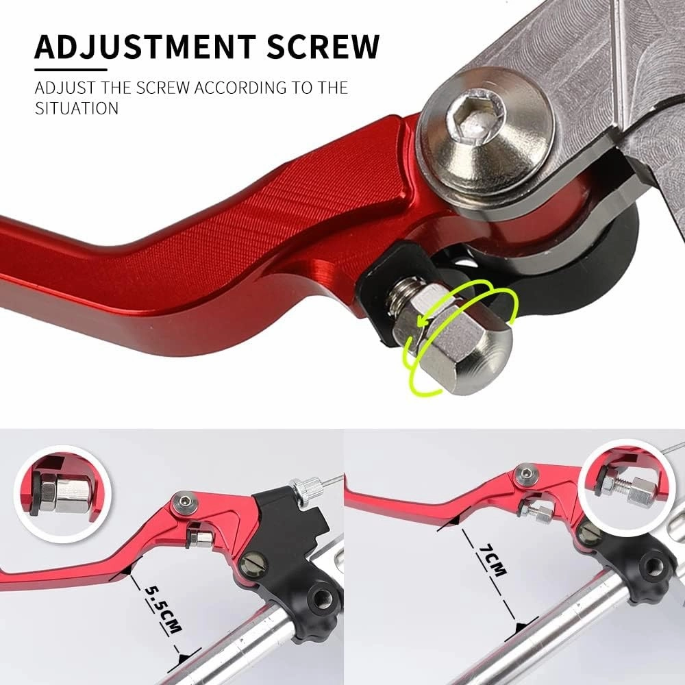 for BETA RR 400 4t 400RR 2012-2017 2018 2019 2020 2021 Motocross Dirt Bike CNC Aluminum Brake Clutch Levers Foldable Lever Motorcycle Pivot Lever Motorcycle Hand Levers(Green)