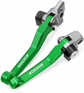 for BETA RR 400 4t 400RR 2012-2017 2018 2019 2020 2021 Motocross Dirt Bike CNC Aluminum Brake Clutch Levers Foldable Lever Motorcycle Pivot Lever Motorcycle Hand Levers(Green)