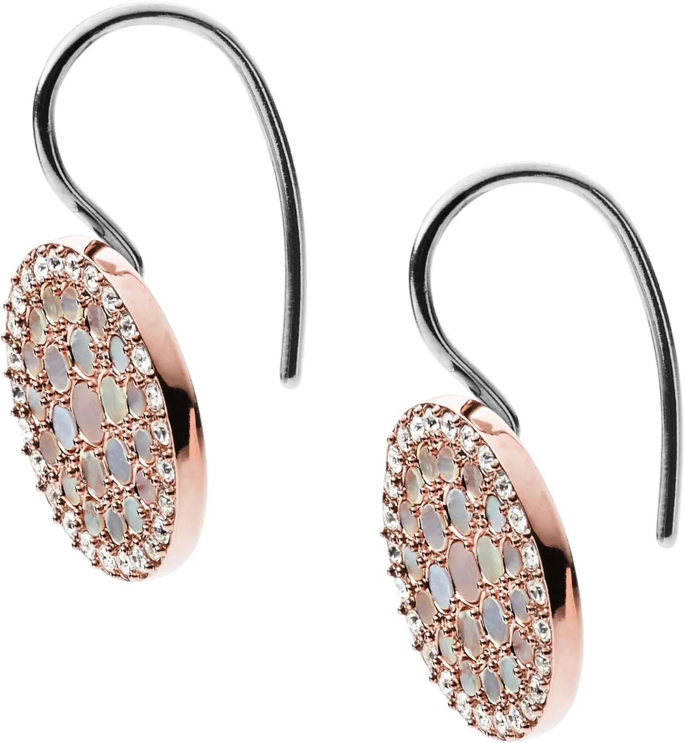 Fossil Women's Stainless Steel Dangle/Drop or Hoop Earrings for Women