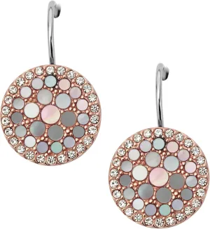 Fossil Women's Stainless Steel Dangle/Drop or Hoop Earrings for Women