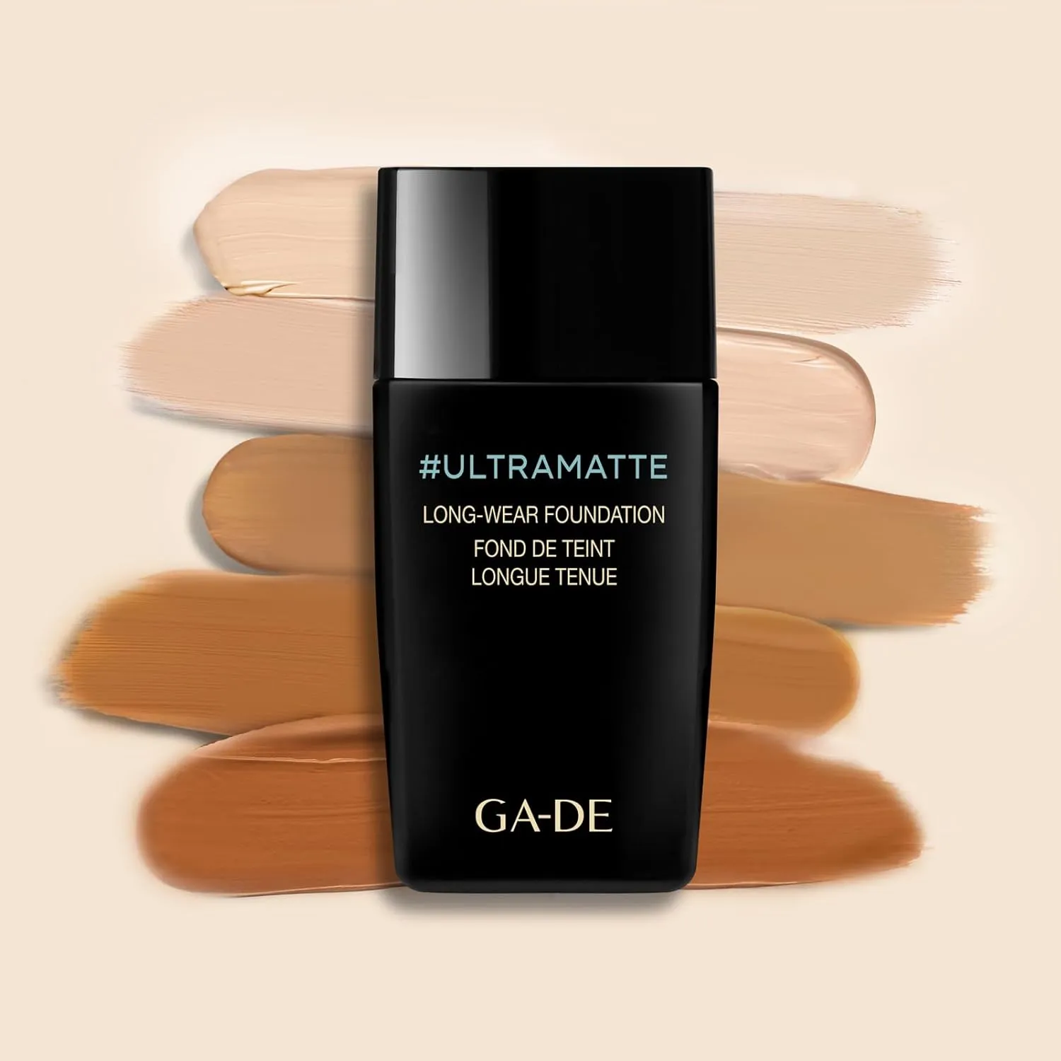 GA-DE Ultramate Long-Wear Foundation, 153 - Sweat-Resistant and No-Transfer Cream Foundation - Face Makeup for Flawless Ultra-Matte Finish - 1 oz