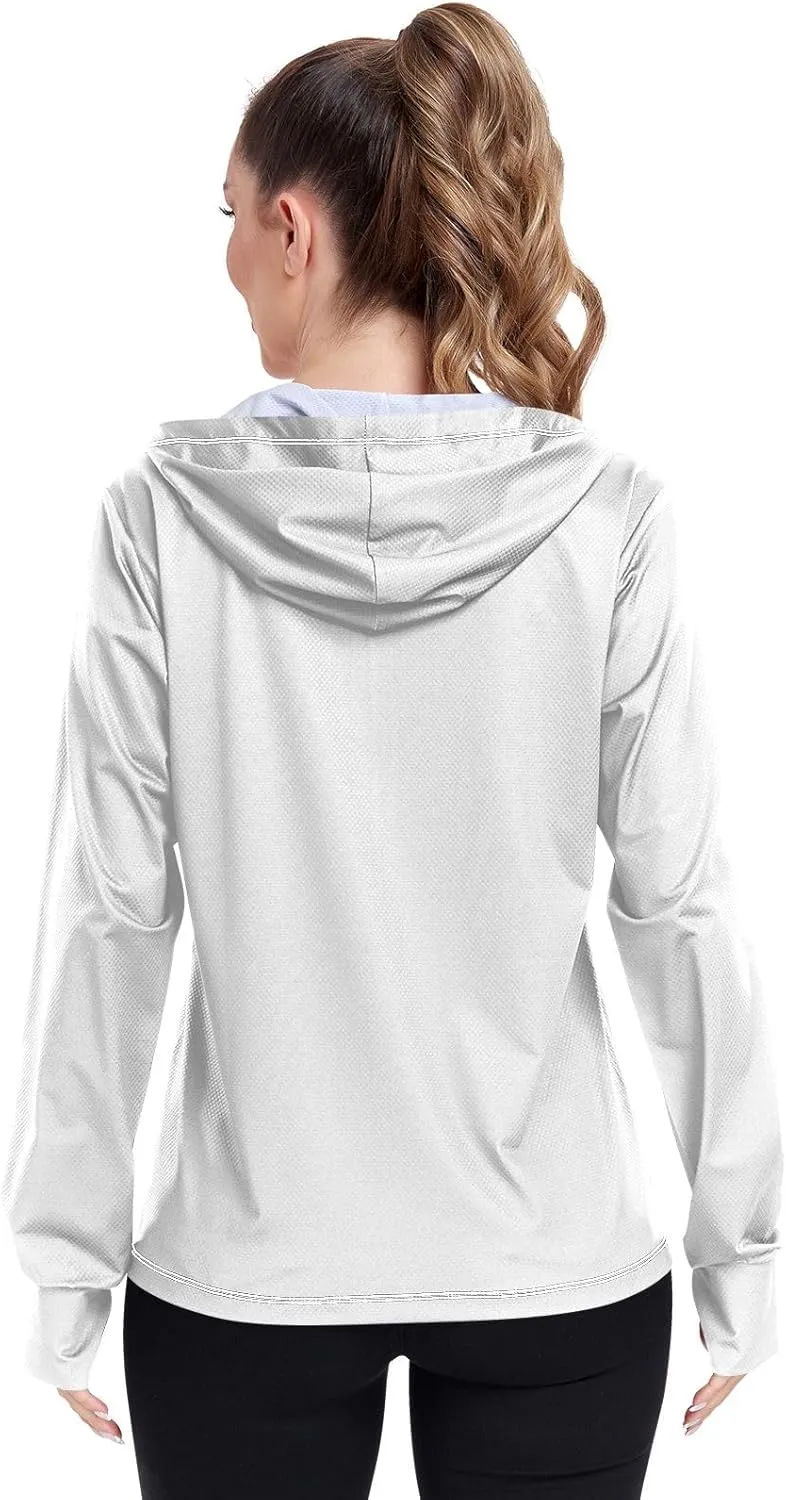 GAIGEO Yellow Pink Gradient Women Jacket Lightweight UPF 50  Summer Jackets for Women with Zip Pockets, XXL